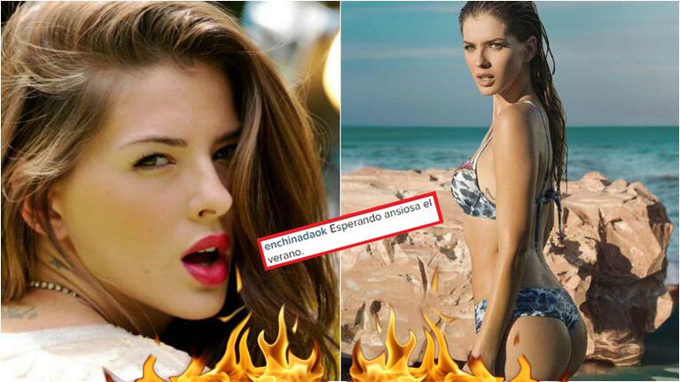 La foto sensual de la China Suárez (Fotos: Web e Instagram)