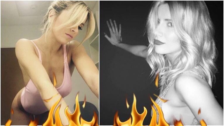 La foto sensual de Laurita Fernández en malla para ensayar para el aquadance (Fotos: Instagram)