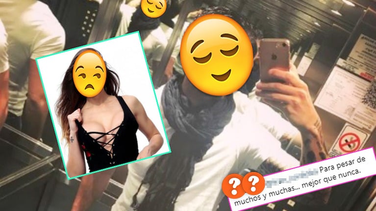 La foto sexy (¡con picante frase!) del periodista, a días de su separación de la diosa (Foto: Instagram y Web)