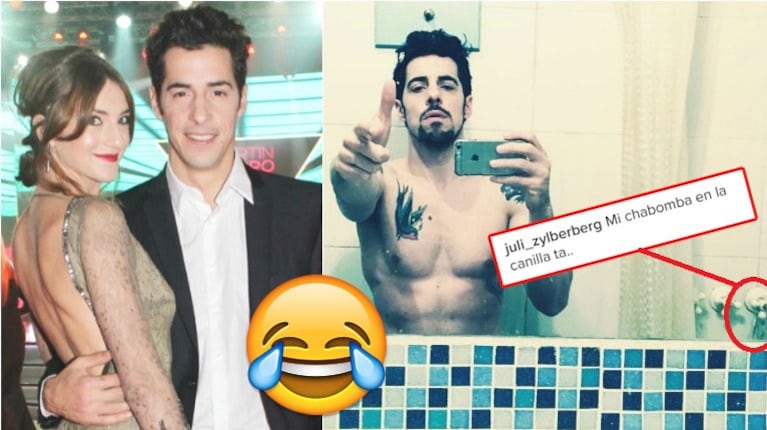 La foto sexy de Esteban Lamothe y su divertido blooper (Fotos: Web e Instagram)
