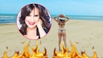 La foto sexy de Jorgelina Aruzzi en la playa (Foto: Instagram)