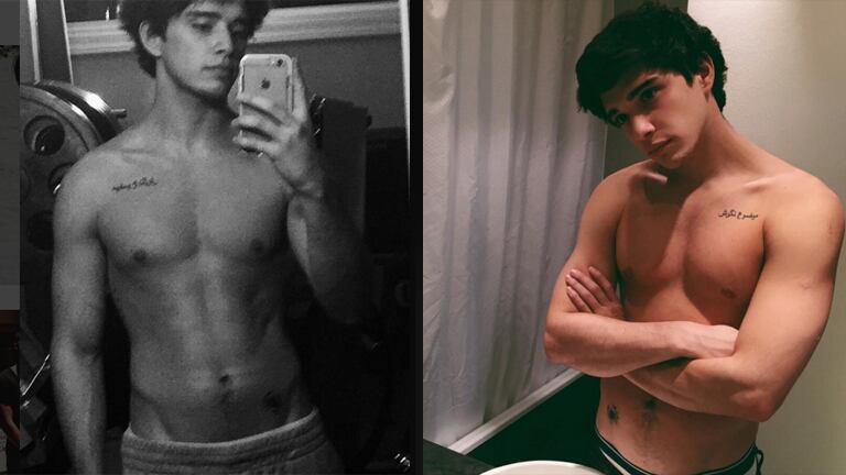  La foto sexy de Julián Serrano en el gimnasio. (Foto: Instagram)