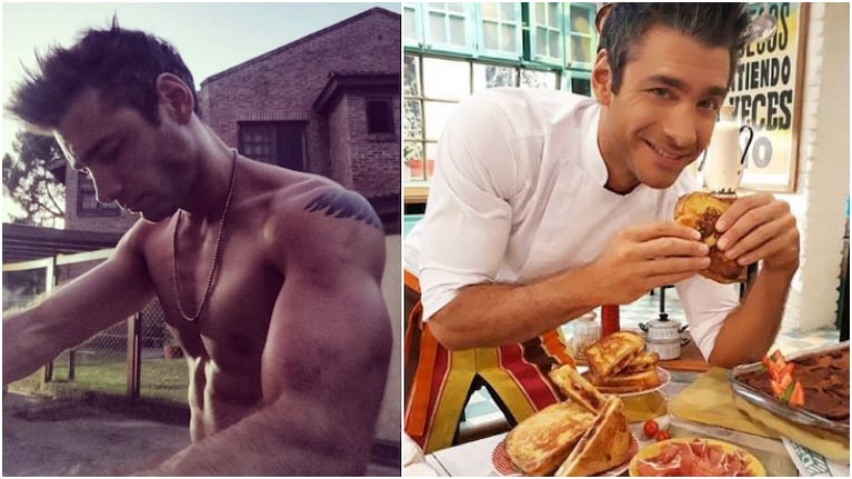 La foto sexy de Rodrigo Cascón, el chef hot de Morfi, todos a la mesa