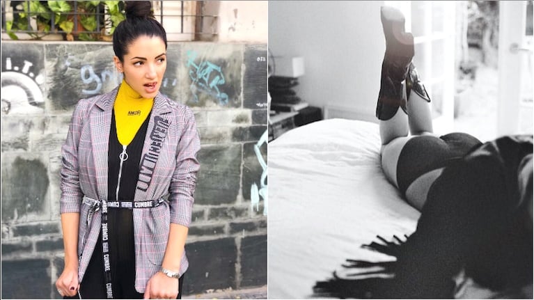 La foto sexy de Thelma Fardin y su alegría por terminar su primer libro: (Fotos: Instagram)