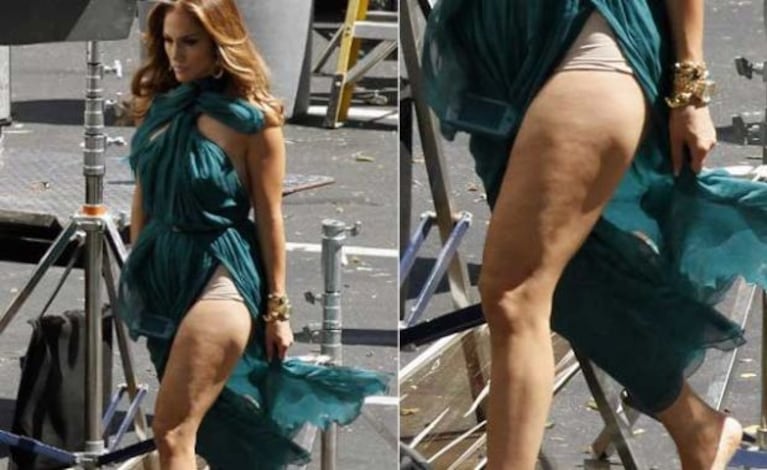 La foto (sin Photoshop) que Jennifer Lopez quisiera quemar. (Foto: Web)
