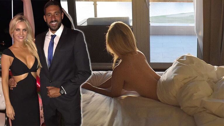 La foto súper hot de Alejandra Maglietti que le sacó Jonás Gutiérrez. Foto: Instagram