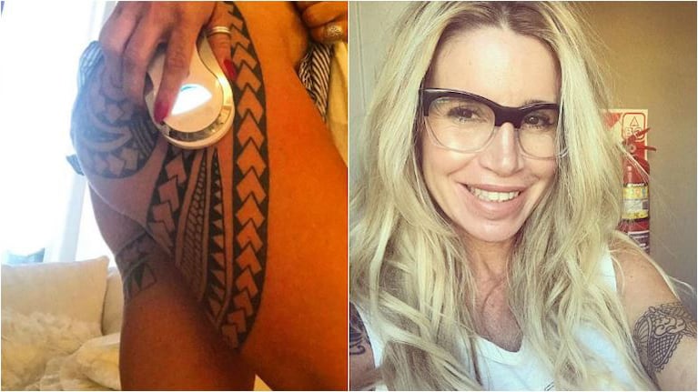 La foto súper hot de Florencia Peña luciendo el tatuaje de su cola… ¡sin ropa interior!