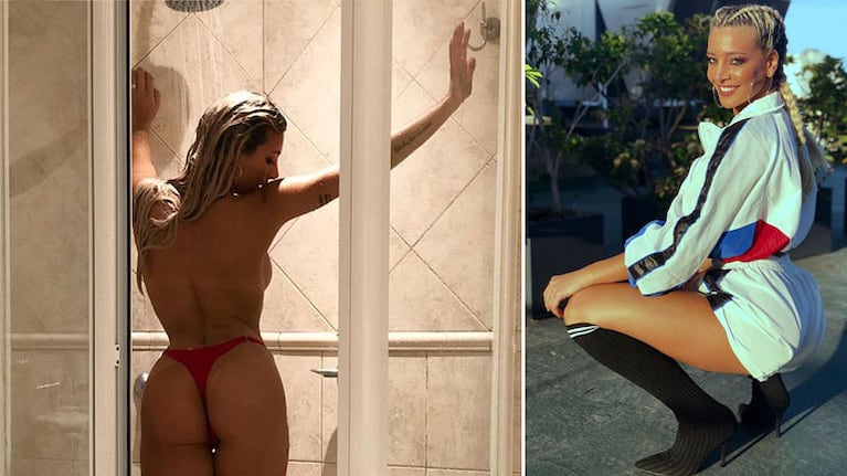 La foto súper hot de Sol Pérez ¡en topless! dentro de una ducha
