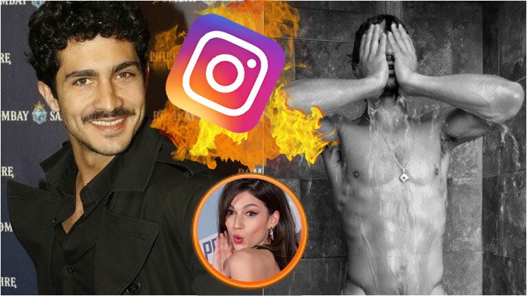 La foto súper hot del Chino Darín desnudo en la ducha. Foto: Instagram
