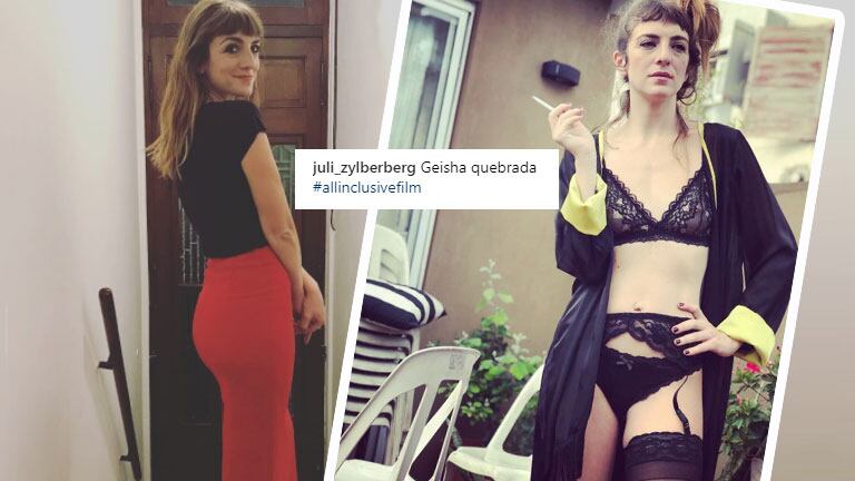 La foto súper ratonera de Julieta Zylberberg con una lencería muy sexy: Geisha quebrada