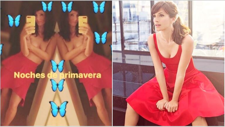 La foto súper sexy y en topless de Griselda Siciliani en Instagram Stories (Fotos: Captura de Instagram Stories e Instagram)