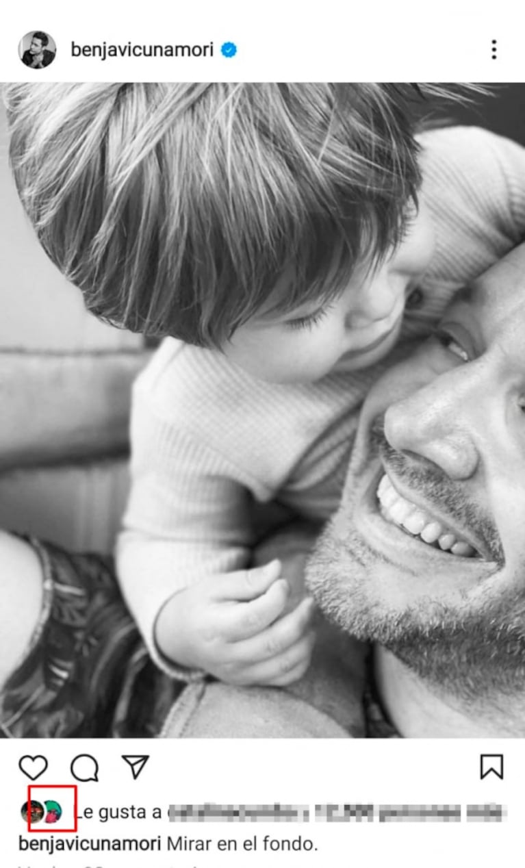 La foto súper tierna de Benjamín Vicuña con Amancio que llenó de amor a China Suárez: "Mirar en el fondo"