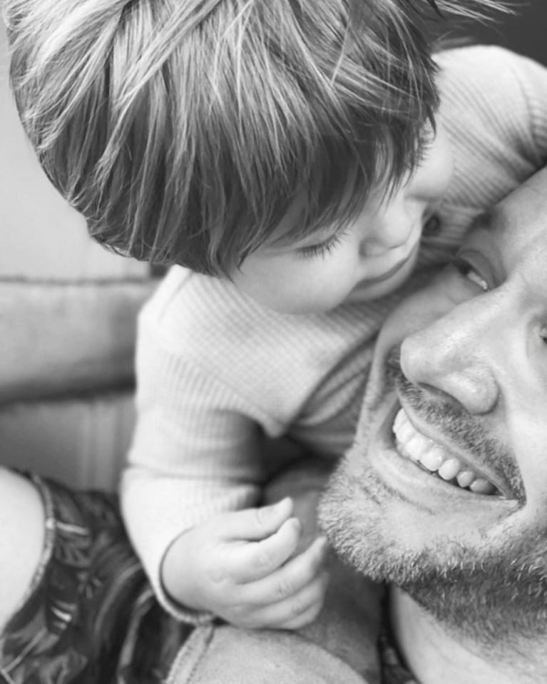 La foto súper tierna de Benjamín Vicuña con Amancio que llenó de amor a China Suárez: "Mirar en el fondo"