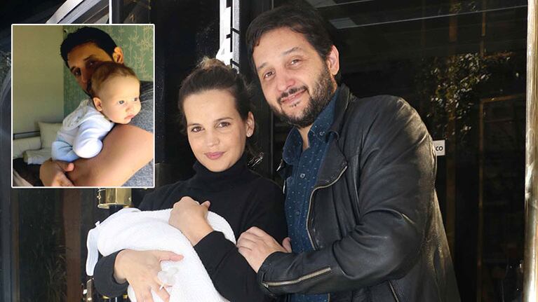 La foto súper tierna de Germán Paoloski con su bebé de 4 meses