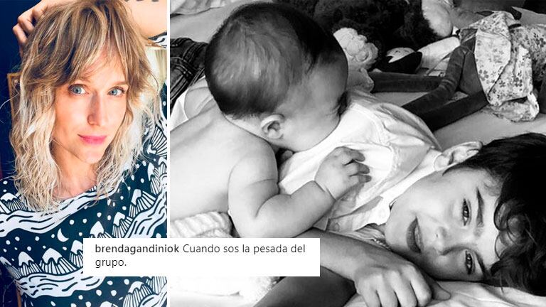 La foto súper tierna de los hijos de Brenda Gandini