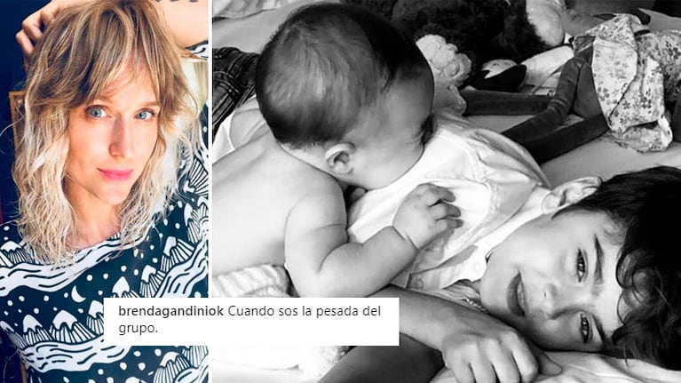 La foto súper tierna de los hijos de Brenda Gandini