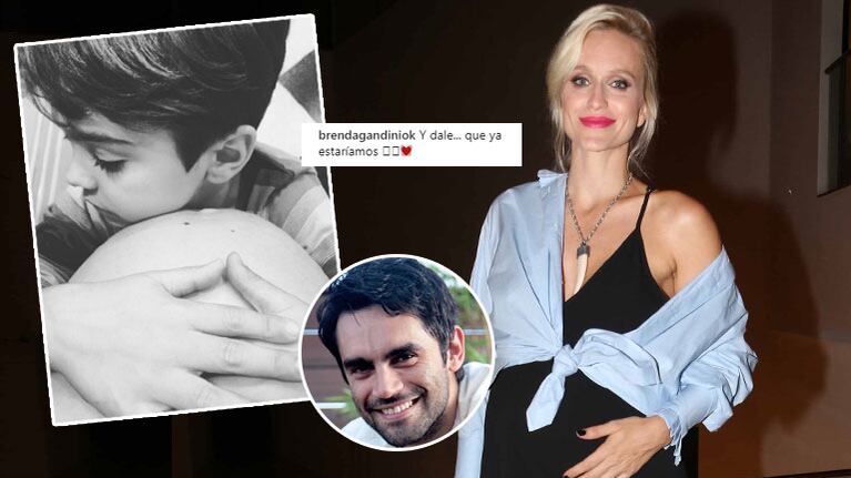 La foto súper tierna del hijo de Brenda Gandini y Gonzalo Heredia (Foto: Instagram y Ciudad)