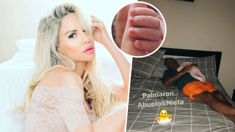 La foto súper tierno del padre de Luciana Salazar durmiendo con Matilda