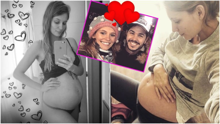 La foto tierna (¡y súper sexy!) de Betiana Wolenberg, la novia de Nicolás Magaldi, embarazada de 29 semanas (Fotos: Instagram)