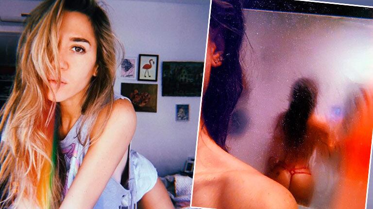 La foto ultra hot de Jimena Barón en el baño