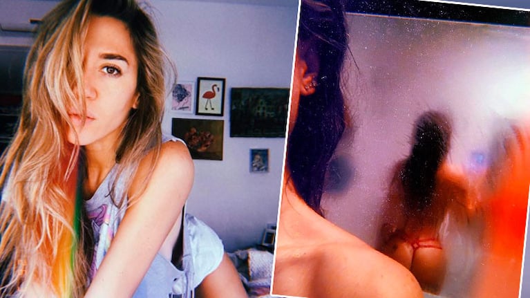 La foto ultra hot de Jimena Barón en el baño