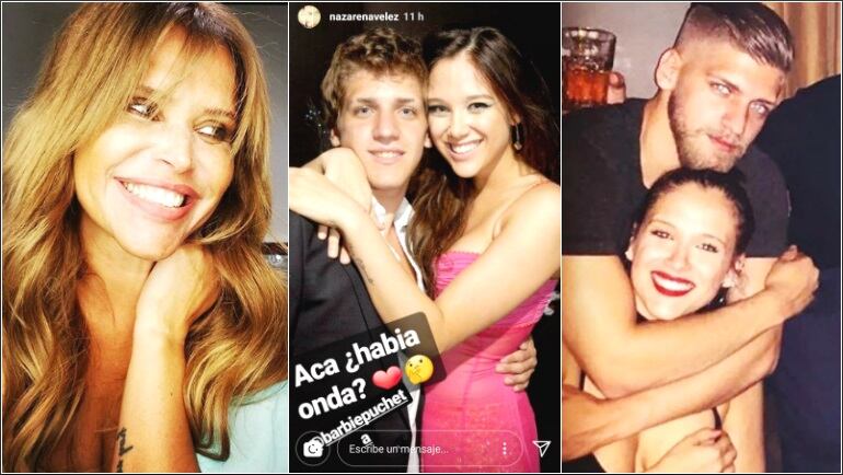 La foto vintage de Barbie y Lucas Rodríguez que publicó Nazarena Vélez (Fotos: Instagram, Instagram Stories y Web)