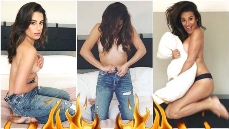 La fotos súper hot y en topless de Lea Michele, la actriz de Glee (Fotos: Instagram)