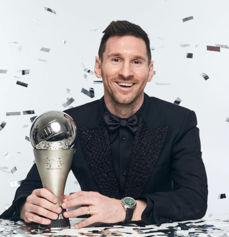 La frase de Lionel Messi a sus hijos que se hizo viral tras ganar el Premio The Best a Mejor Jugador del Mundo