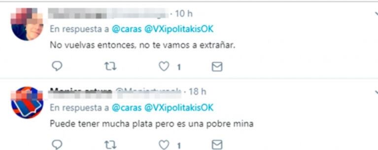 La frase de Vicky Xipolitakis que generó polémica en redes: "En Nueva York me animé a sacar a mi hijo a la calle"