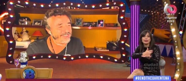 La frase hot en vivo de Edith Hermida que sorprendió a Pablo Granados: "Con vos me ducharía y me pongo en bolas real"