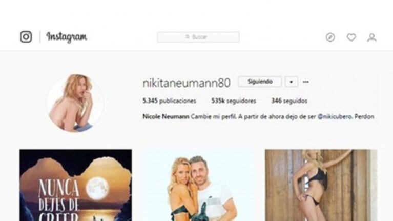 La fuerte decisión virtual de Nicole Neumann que confirmaría su separación: "Dejo de ser @nikicubero. Perdón"