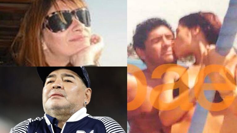 La fuerte foto de Laura Cibilla con Maradona en Cuba, embarazada ¿del hijo de Diego?