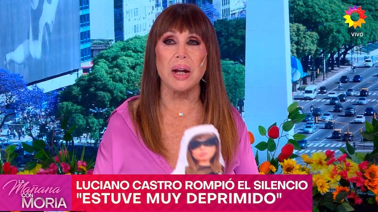 La fuerte frase de Moria Casán sobre Luciano Castro tras su externación (captura de eltrece)