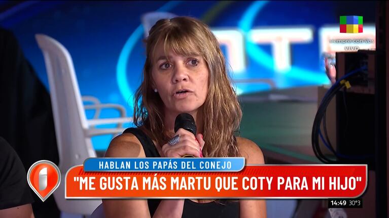 La fuerte opinión de la mamá del Conejo Quiroga sobre Coti Romero, exnovia de su hijo: “Siendo franca, no me…”