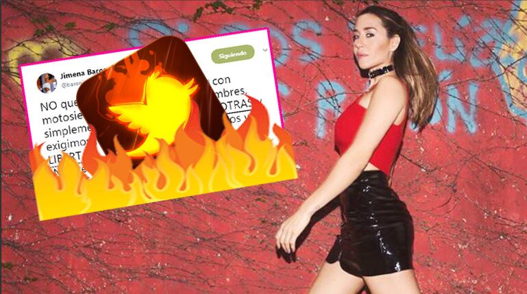 La fuerte postura de Jimena Barón en medio del debate sobre el feminismo en los medios (Foto: Instagram y Captura de Twitter)