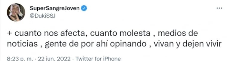 La fuerte reacción de Duki cuando insinuaron que Emilia Mernes le había sido infiel