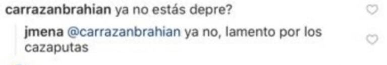 La fuerte respuesta de Jimena Barón cuando le preguntaron si seguía deprimida: "Ya no, lo lamento por los cazaputas"