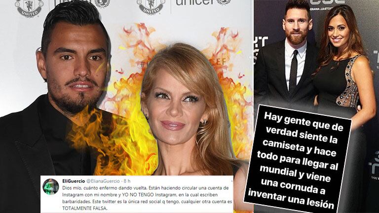 La furia de Eliana Guercio tras la viralización de unos picantísimos mensajes falsos contra Antonela Roccuzzo