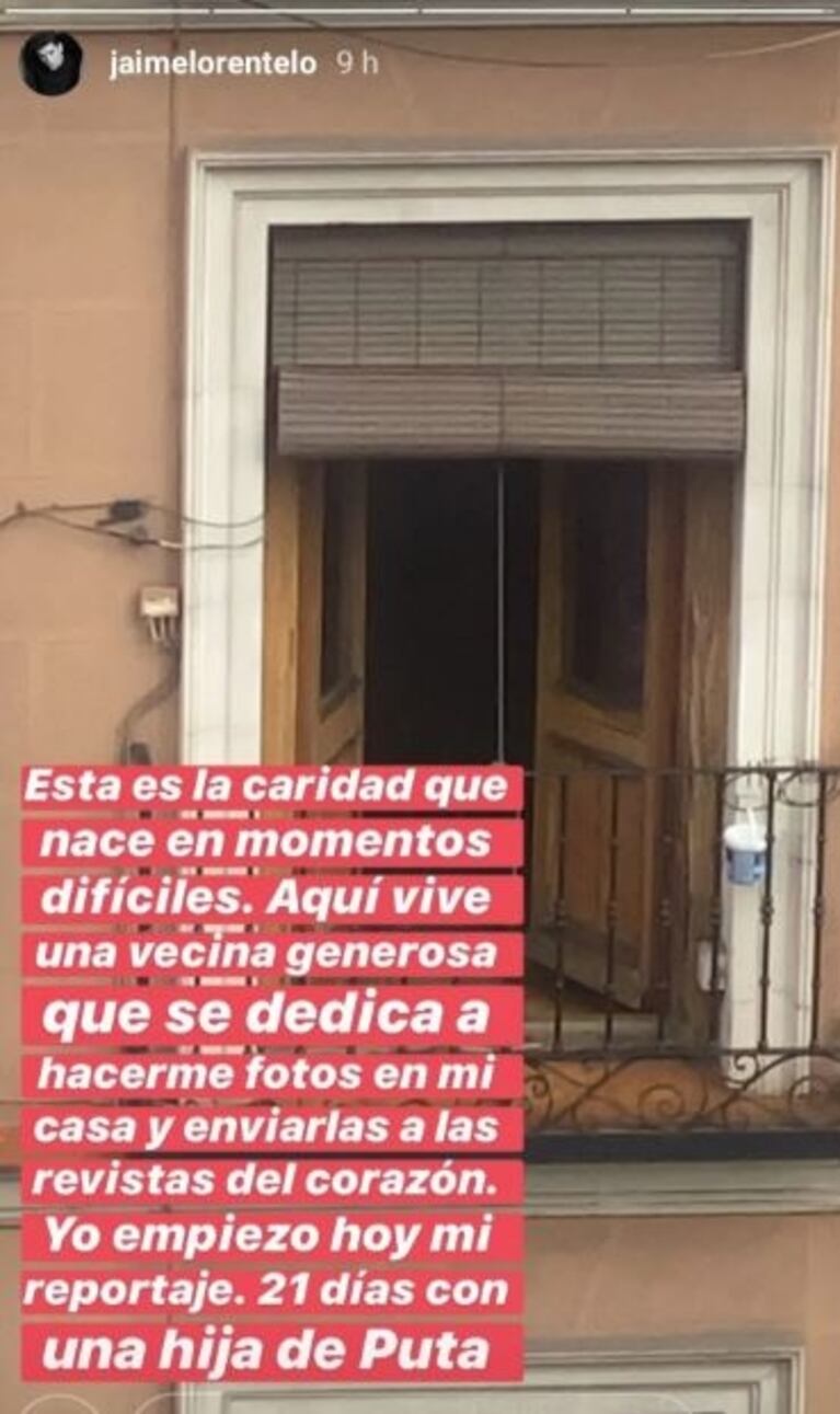La furia de Jaime Llorente, 'Denver' de La Casa de Papel, contra una vecina que le toma fotos: "Hija de put..."