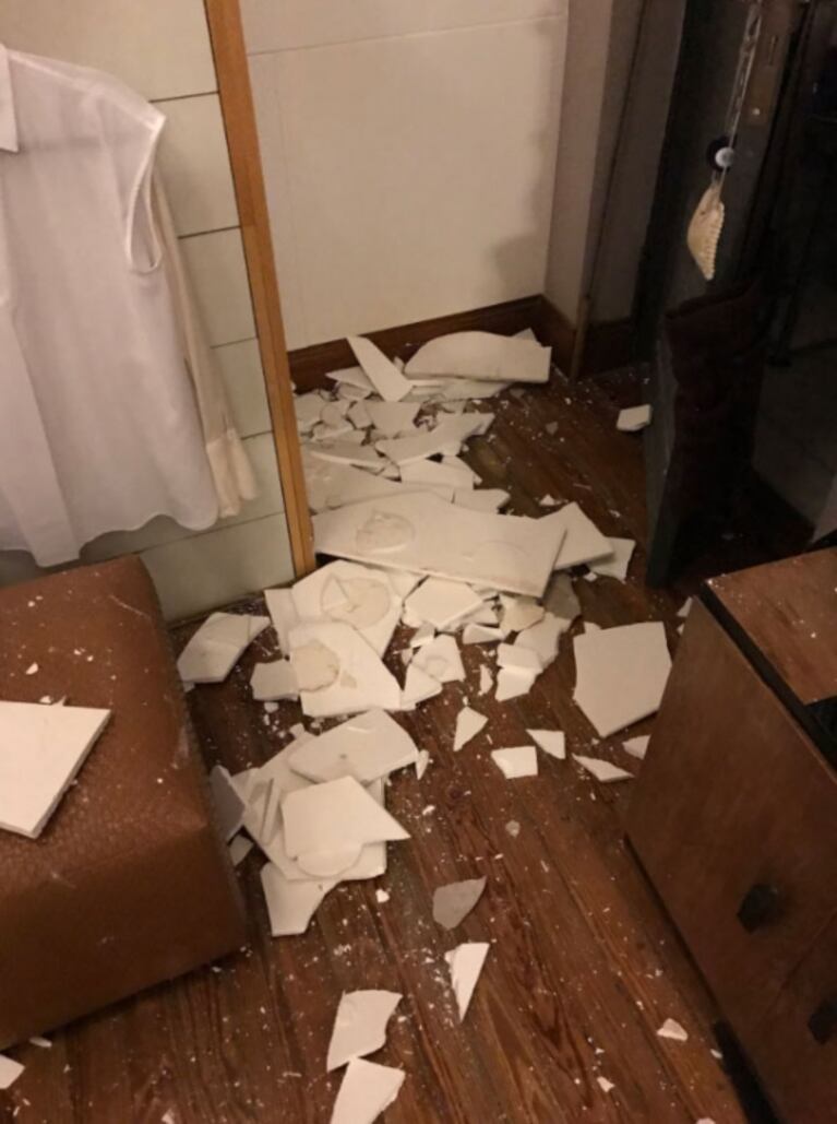 La furia de Sofía Pachano al encontrar su casa destruida: "Tener todo roto por la obra que hacen al lado"