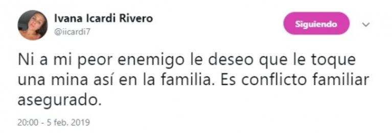 La furiosa reacción de Ivana Icardi a un posteo de Wanda sobre Mauro: "Cuando dejará de ser tan mitómana"