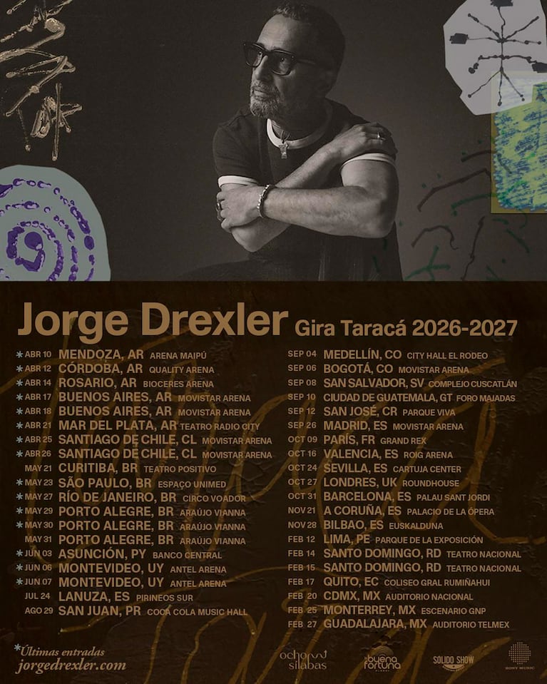 La gira de Jorge Drexler (foto de prensa)