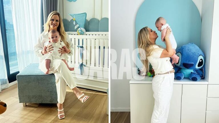 La habitación de Manu, el hijo de Alejandra Maglietti. Crédito: Revista Caras