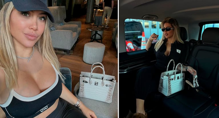 La Hermes Himalaya Birkin de Wanda Nara (Foto: IG @wanda_nara)