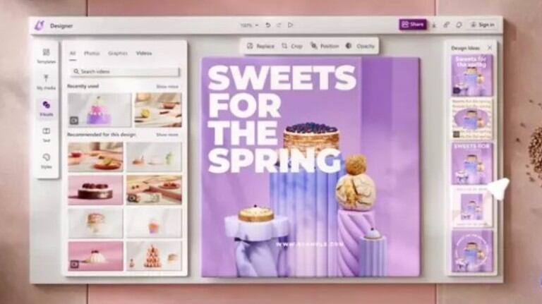 La herramienta de IA Microsoft Designer ya está disponible en vista previa