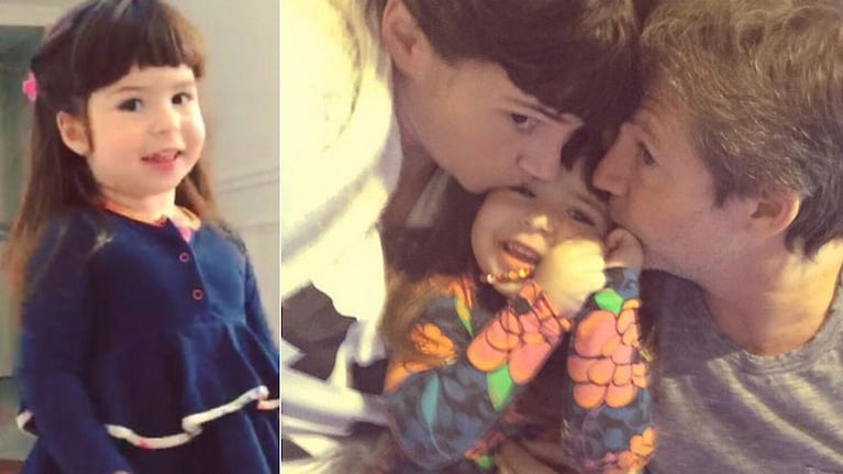 La hija de Adrián Suar y Griselda Siciliani tuvo un accidente doméstico: sufrió una factura (Foto: Twitter)