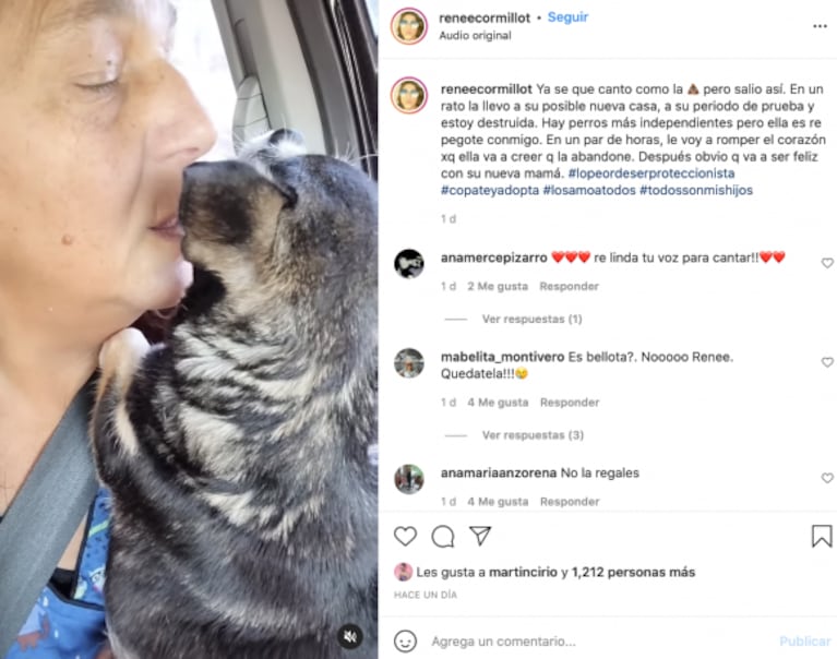 La hija de Alberto Cormillot contó el drama que vivió con una perrita: "Va a creer que la abandoné"