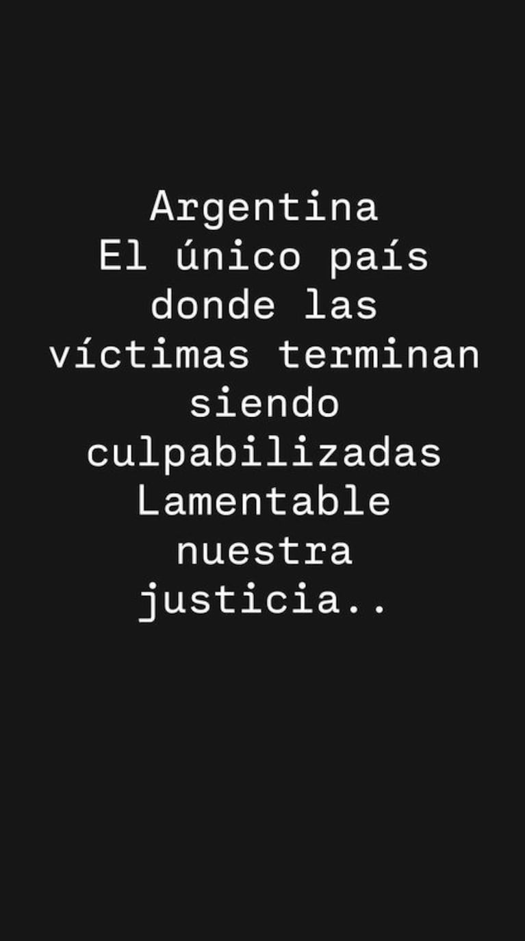 La hija de Sergio Denis explotó tras el polémico fallo de la Justicia. CRÉDITO: Instagram