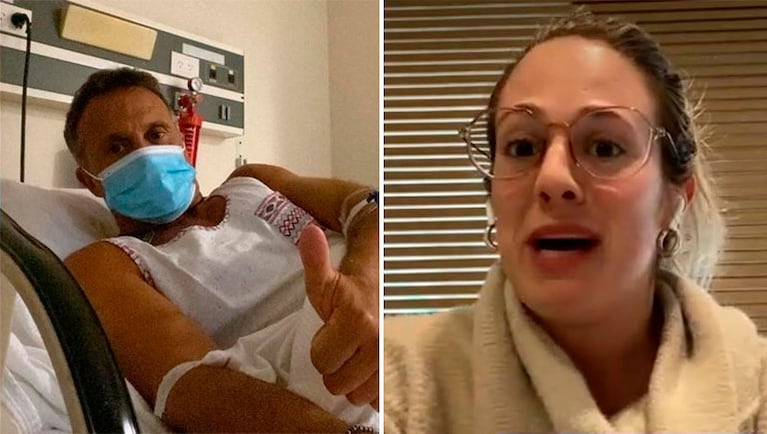La hija de Sergio Lapegüe desmintió que su papá haya sido intubado: Le ponen oxígeno pero es normal, no está grave