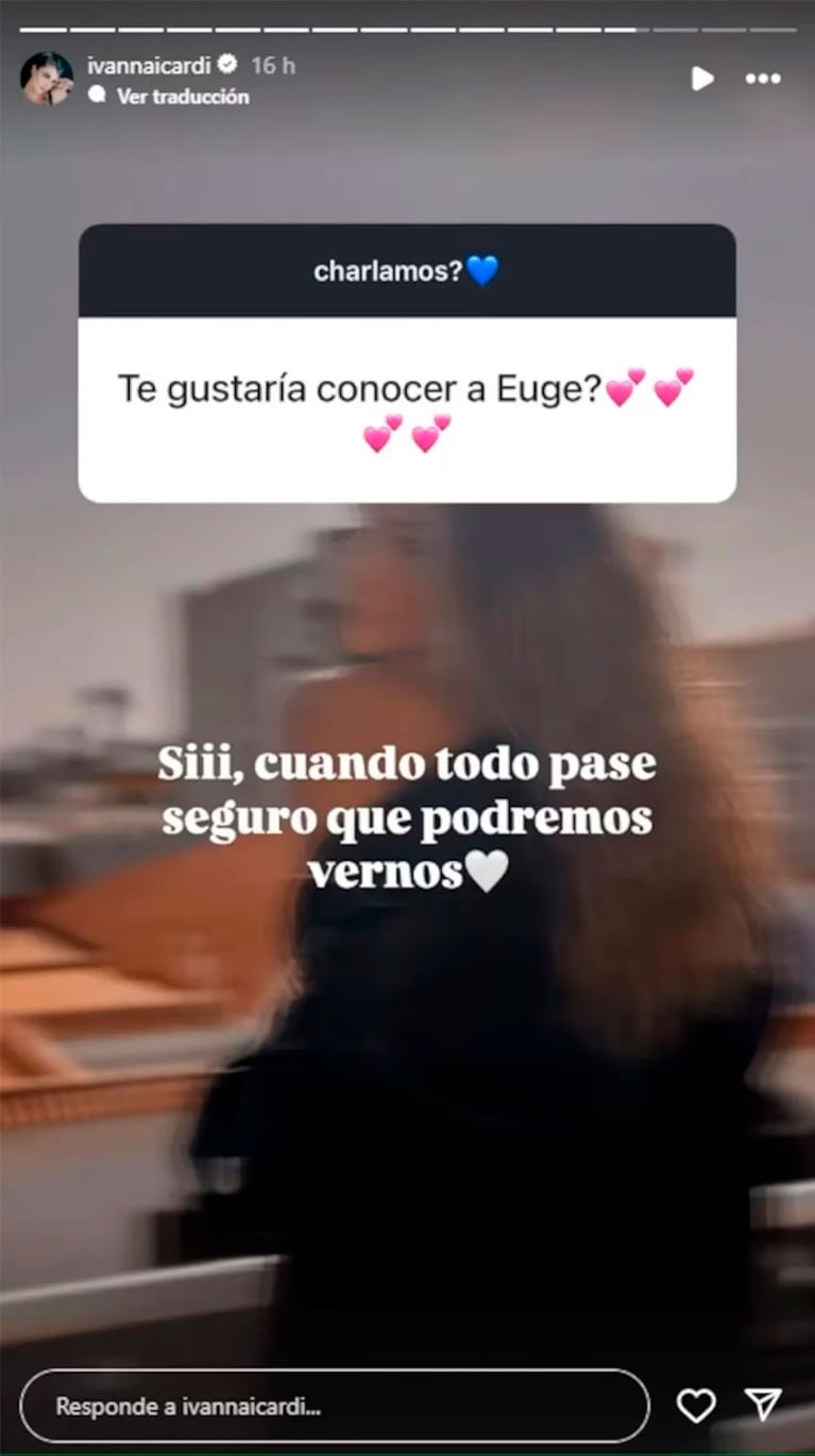 La historia de Ivanna Icardi sobre la China Suárez (Foto: Instagram/@ivannaicardi).